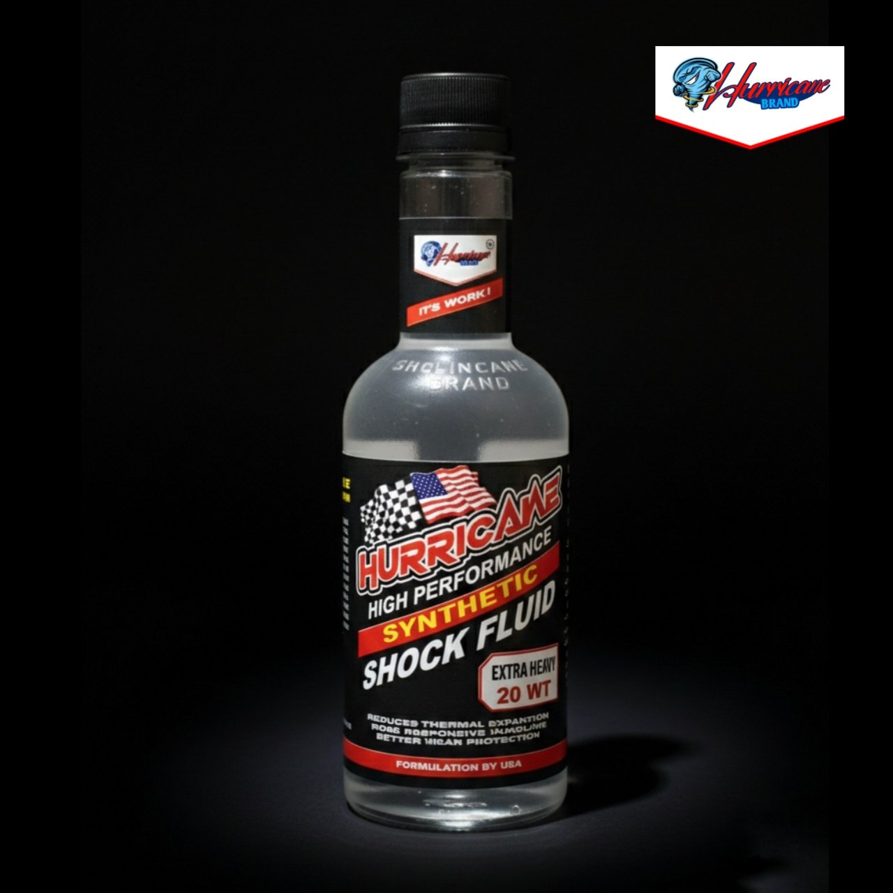 Hurricane High Performance Synthetic Shock Fluid - Extra Heavy 20 WT 350 ML