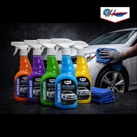 Hurricane Waterless Car Wash & Wax - Premium Auto Care 500 ml